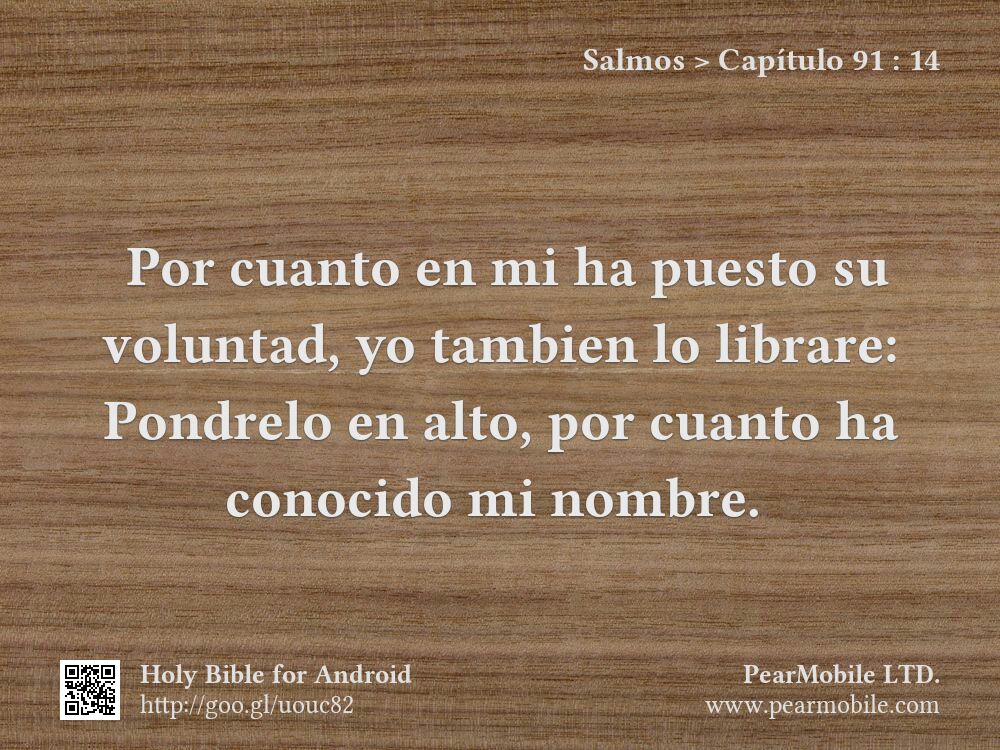 Salmos, Capítulo 91:14